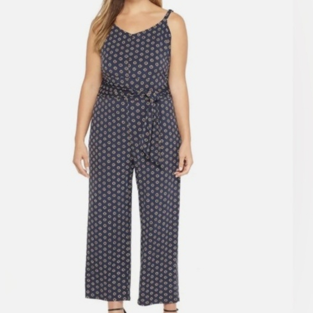 The Limited Navy Jumpsuit Size L